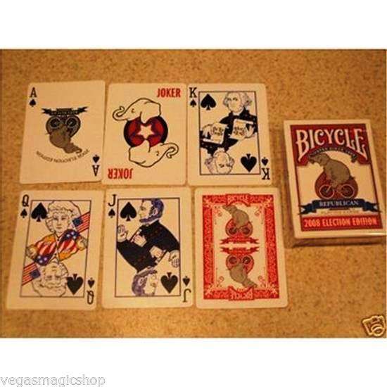 Republican Red 2008 Election Bicycle Playing Cards Deck - Image 3