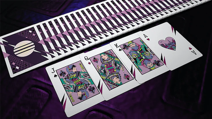 Retro Wave Playing Cards USPCC - Image 5