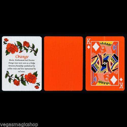 Reverse Fan Orange Back Tally-Ho Playing Cards Deck - Image 2