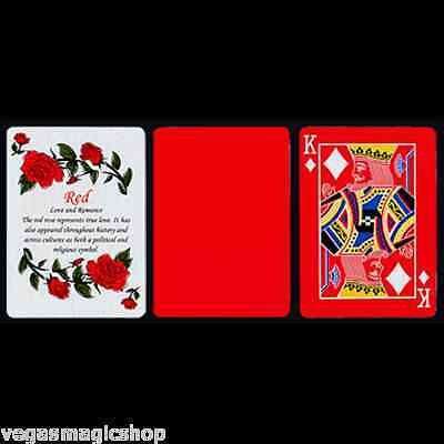 Reverse Fan Red Rose Back Tally-Ho Playing Cards Deck - Image 2