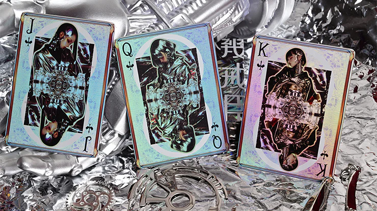 Robo-Geisha playing cards by Evokad - Image 4