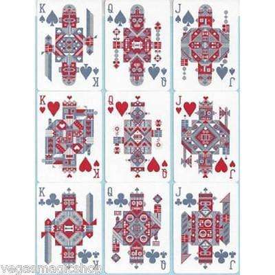 Robocycle 2 Deck Set Blue Black Bicycle Playing Cards - Image 5