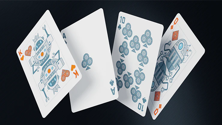 Robot Gilded Bicycle Playing Cards - Image 4