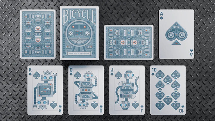 Robot Gilded Bicycle Playing Cards - Image 5