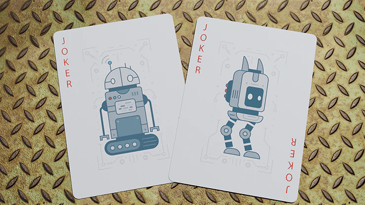 Robot Gilded Bicycle Playing Cards - Image 6