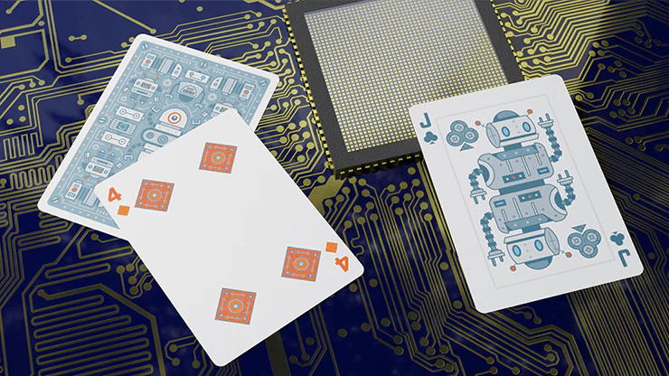 Robot Gilded Bicycle Playing Cards - Image 7