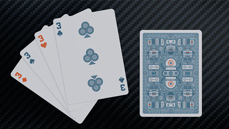 Robot Gilded Bicycle Playing Cards - Image 8