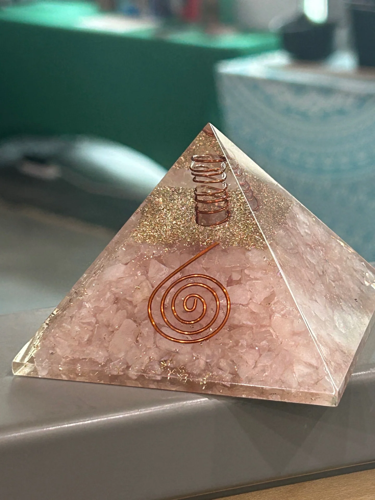 Rose Quartz Pyramid - Image 2