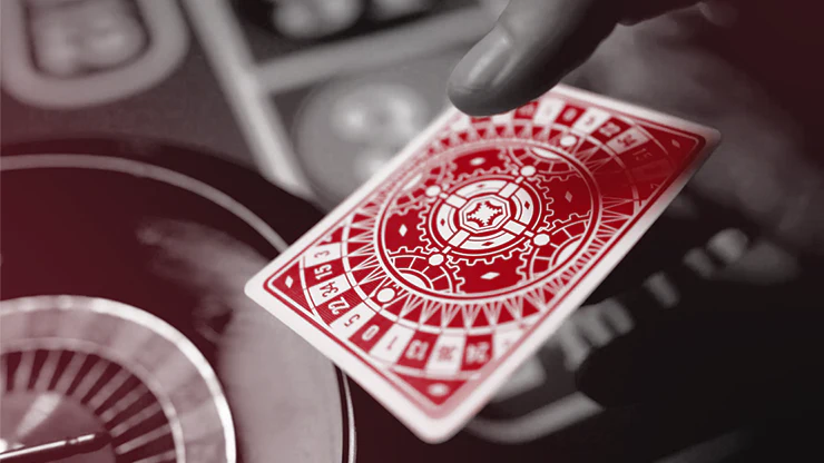 Roulette Red Playing Cards by Mechanic Industries - Image 2