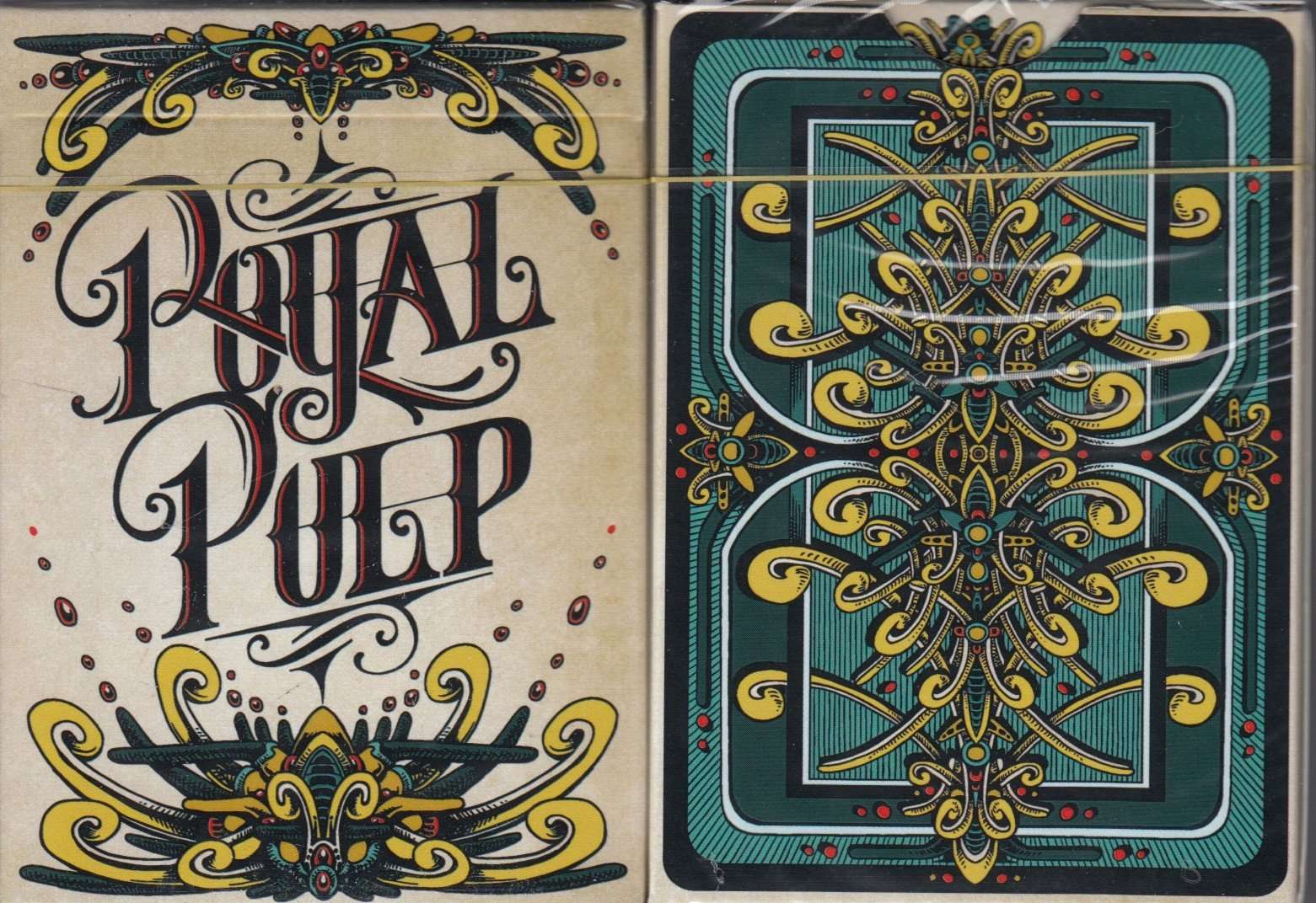 Royal Pulp Playing Cards Green & Red USPCC - Image 2