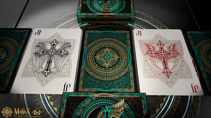Royal Sanctuary Noble Emerald Kings Playing Cards - Foil - Image 2