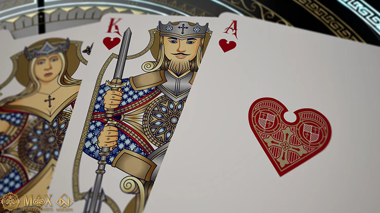 Royal Sanctuary Noble Emerald Kings Playing Cards - Foil - Image 5