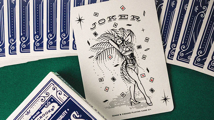 Royales Parlour Blue Playing Cards USPCC - Image 2
