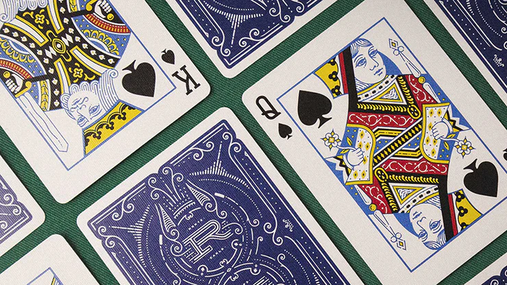 Royales Parlour Blue Playing Cards USPCC - Image 3