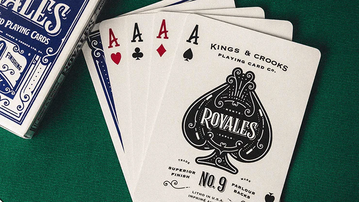 Royales Parlour Blue Playing Cards USPCC - Image 4