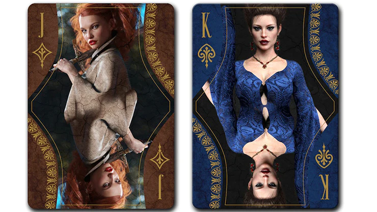 Rubynis Royal Playing Cards with Blue Wax Seal - Image 5