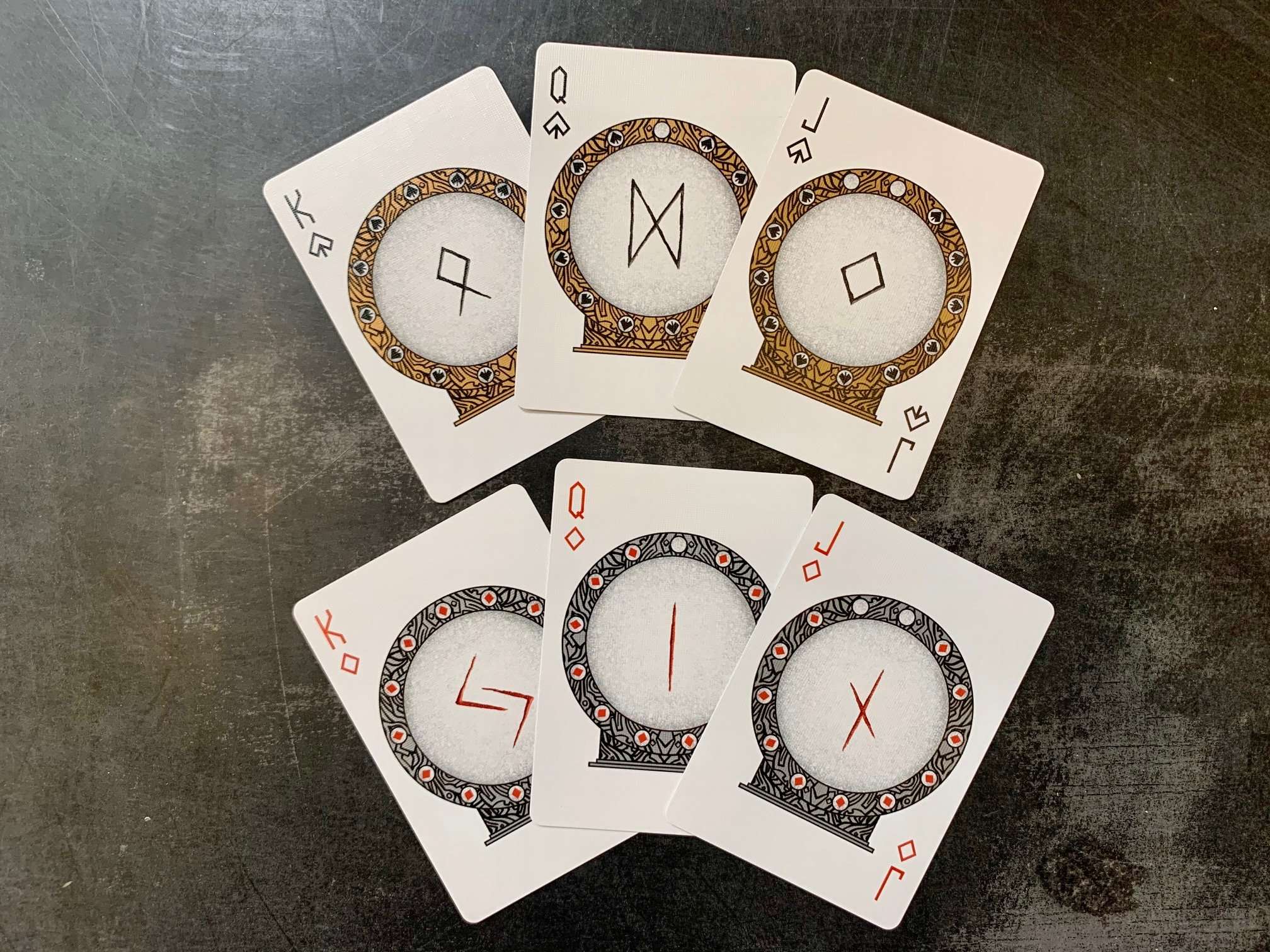 Runes Bicycle Playing Cards - Image 5