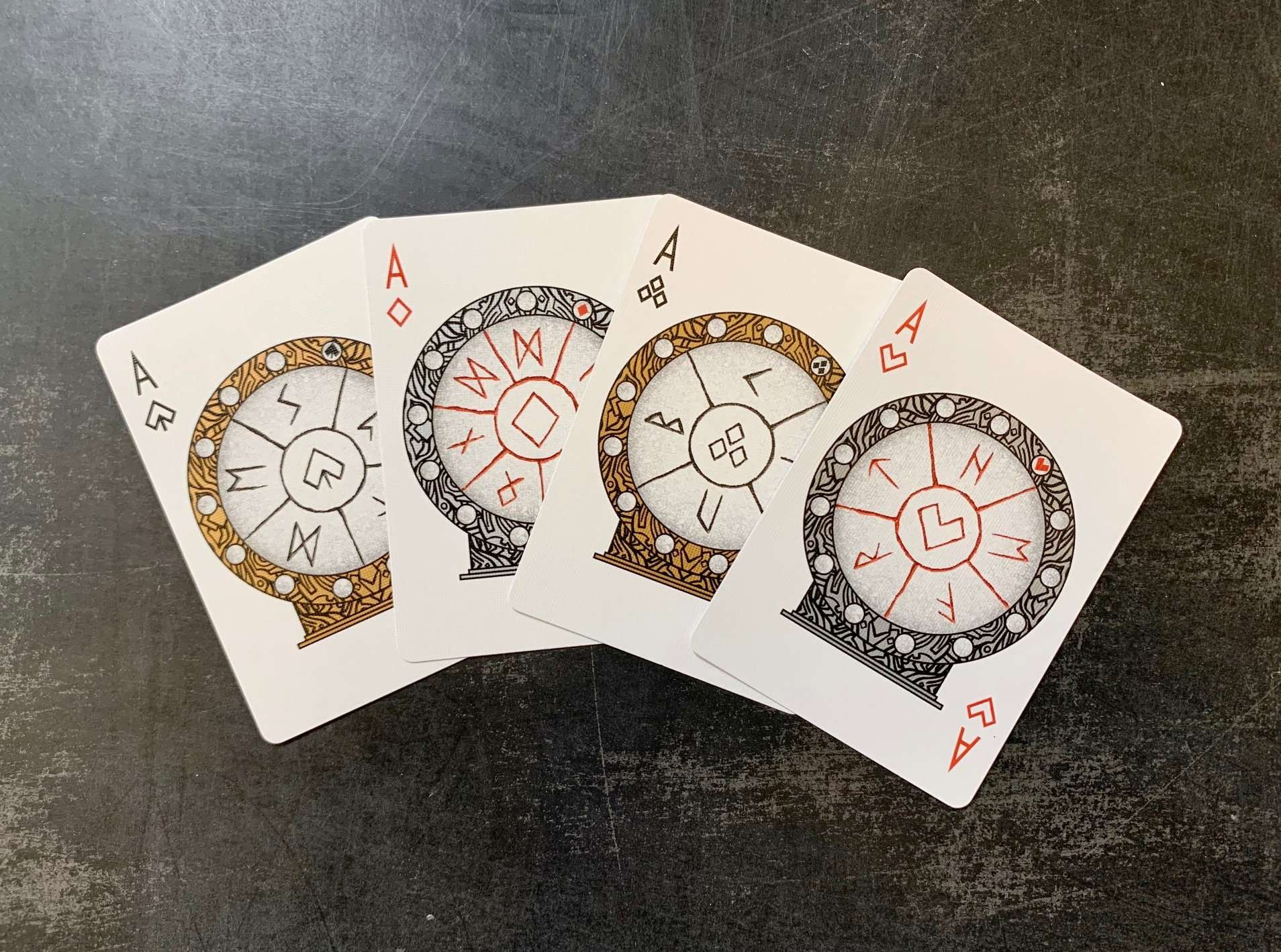 Runes Bicycle Playing Cards - Image 6