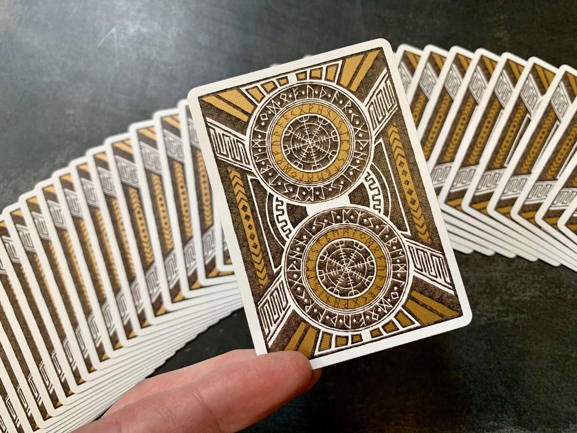 Runes Bicycle Playing Cards - Image 9