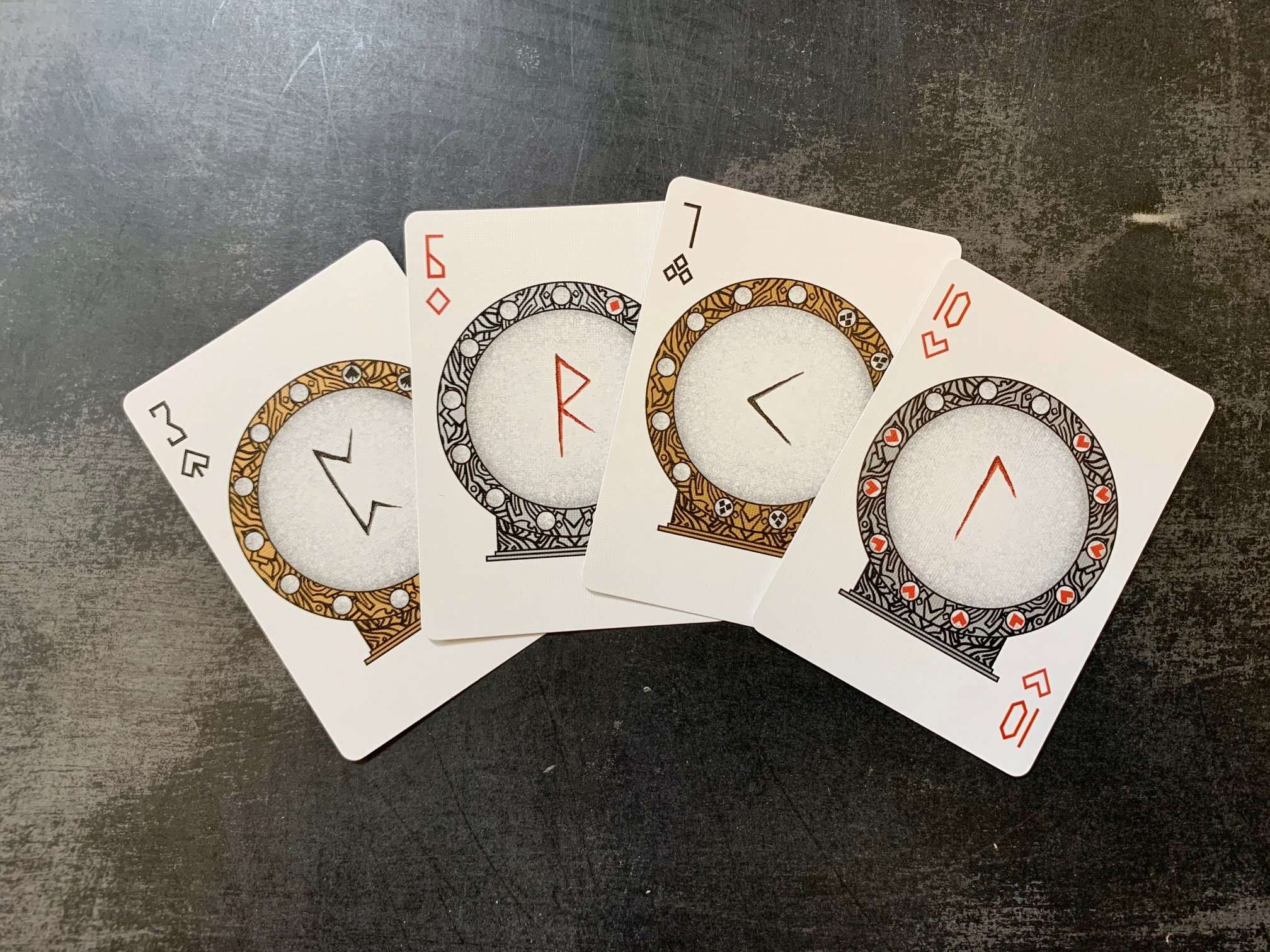 Runes Stripper Bicycle Playing Cards - Image 10