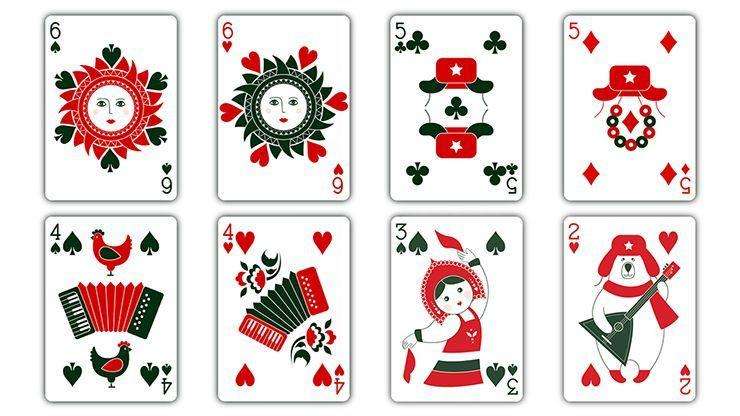 Russian Folk Art Special Edition Playing Cards USPCC - Image 3