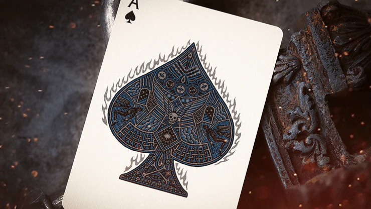 Sacred Fire Sapphire Playing Cards TPCC - Image 4