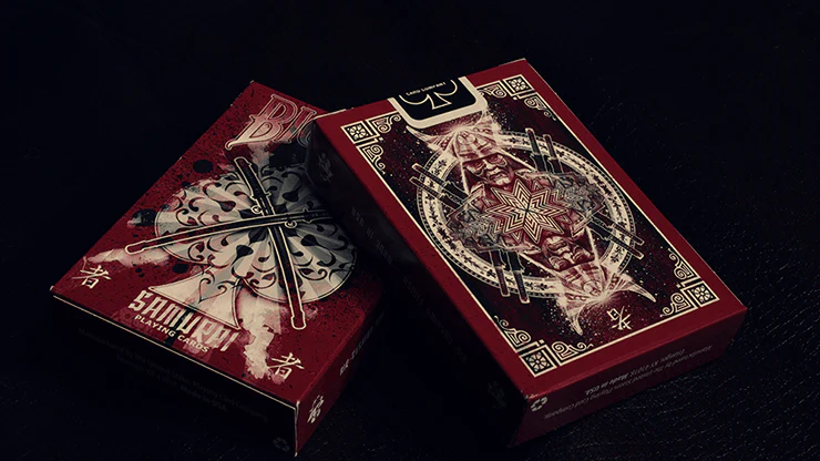 Samurai V3 Red Bicycle Playing Cards - Image 4