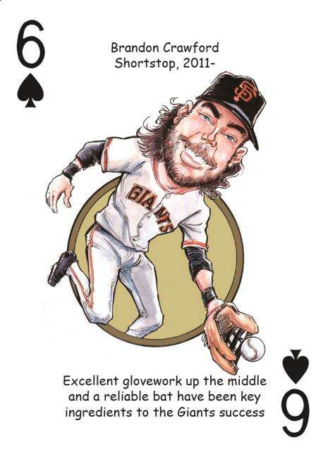 San Francisco Baseball Heroes Playing Cards - Image 3