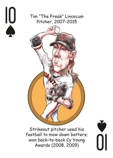 San Francisco Baseball Heroes Playing Cards - Image 5