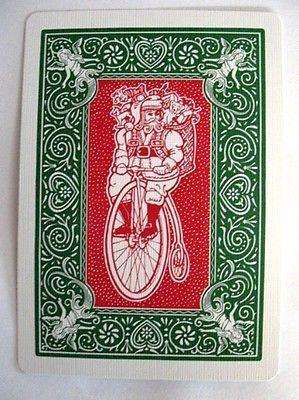 Santa Back 2 Deck Set Red & Green Bicycle Playing Cards - Image 5