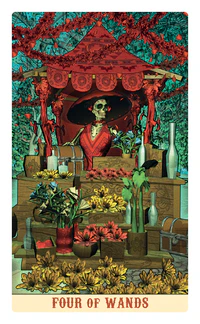 Santa Muerte Mini Tarot Deck - Image 3