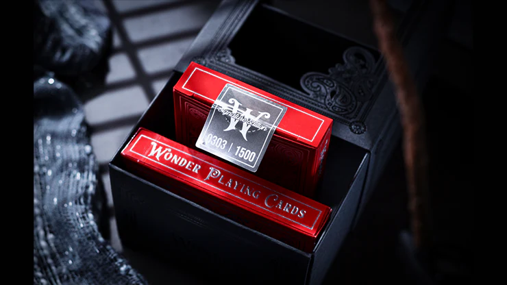 Scarlet Wonder Signature Cold Foil Playing Cards with Numbered Seal - Image 3
