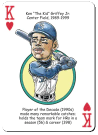 Seattle Baseball Heroes Playing Cards - Image 2