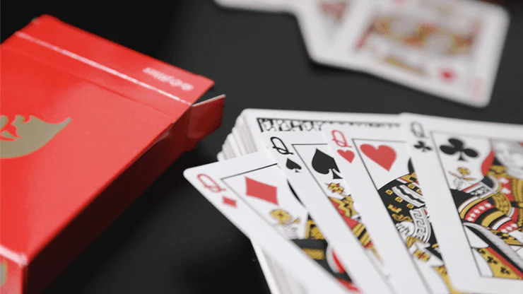 Secrets of Magic Red Gold Marked Playing Cards - Image 2