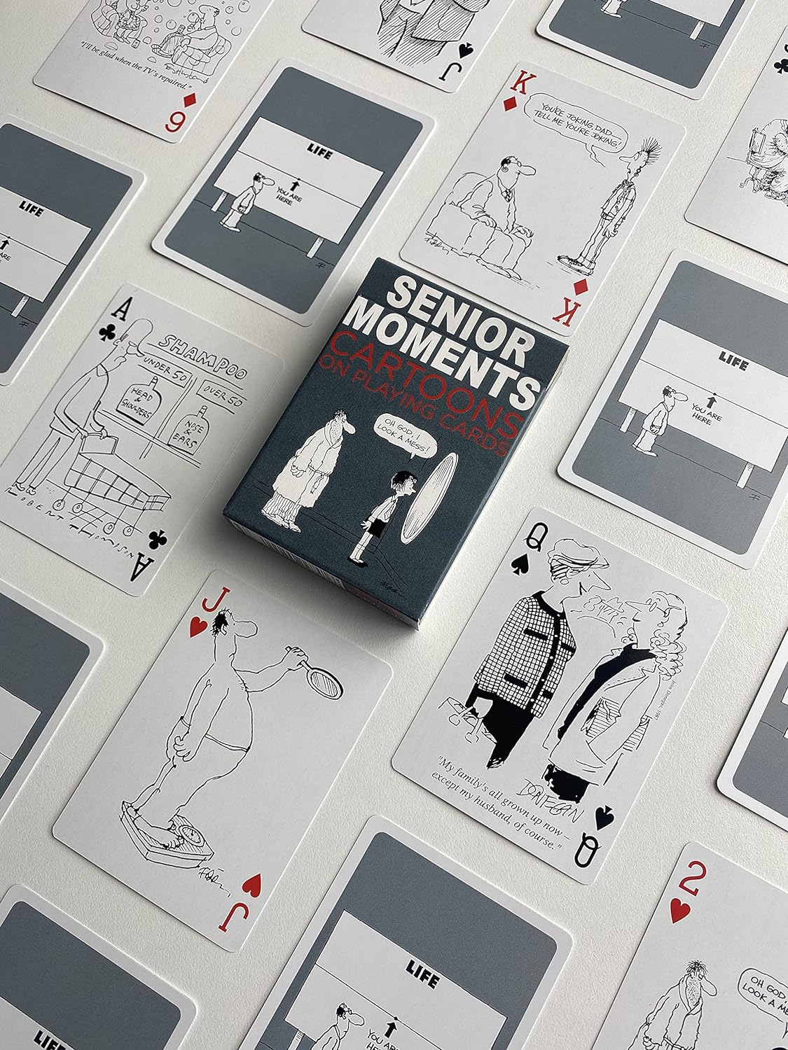 Senior Moments Playing Cards by Piatnik - A Lighthearted Take on Aging - Image 3