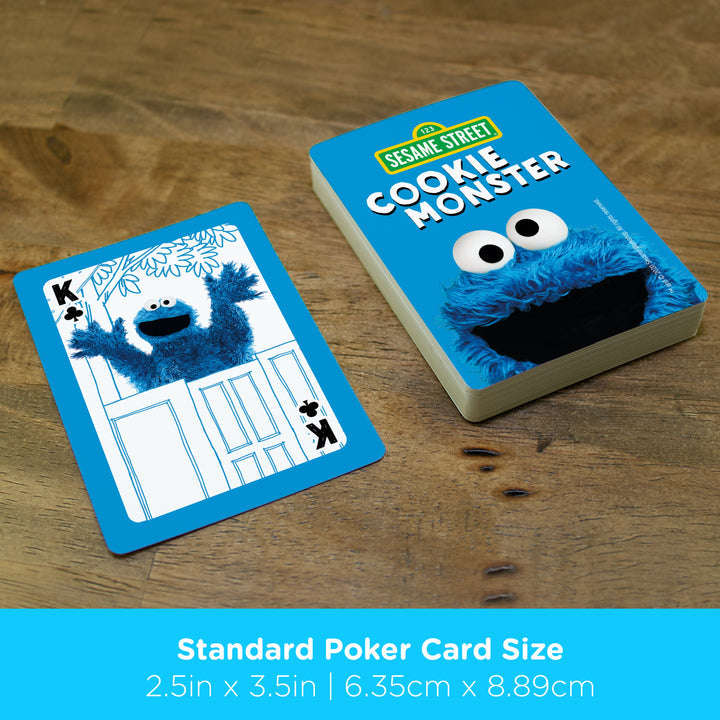Sesame Street Cookie Monster Playing Cards Aquarius - Image 3