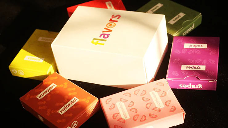 Set of 6 Flavors Playing Cards in Custom Box - Image 4