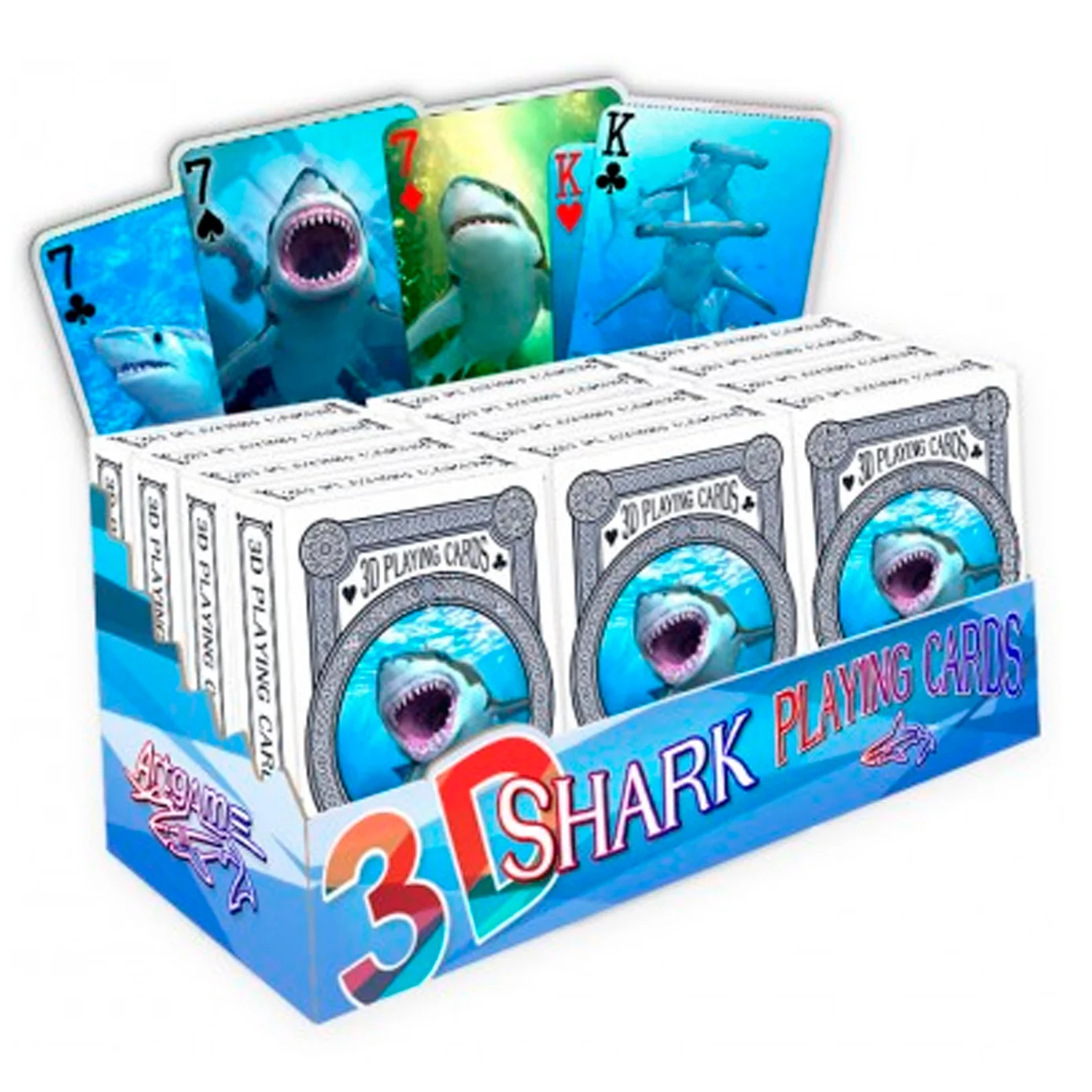 Sharks - 3D Playing Cards - Image 5