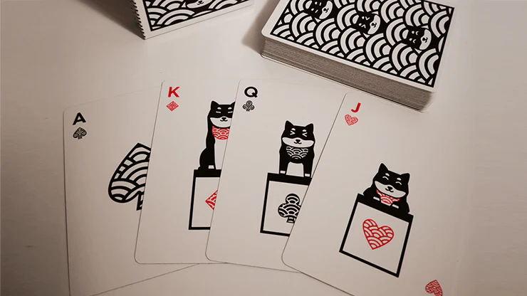 Shiba Seigaiha Playing Cards USPCC - Image 5