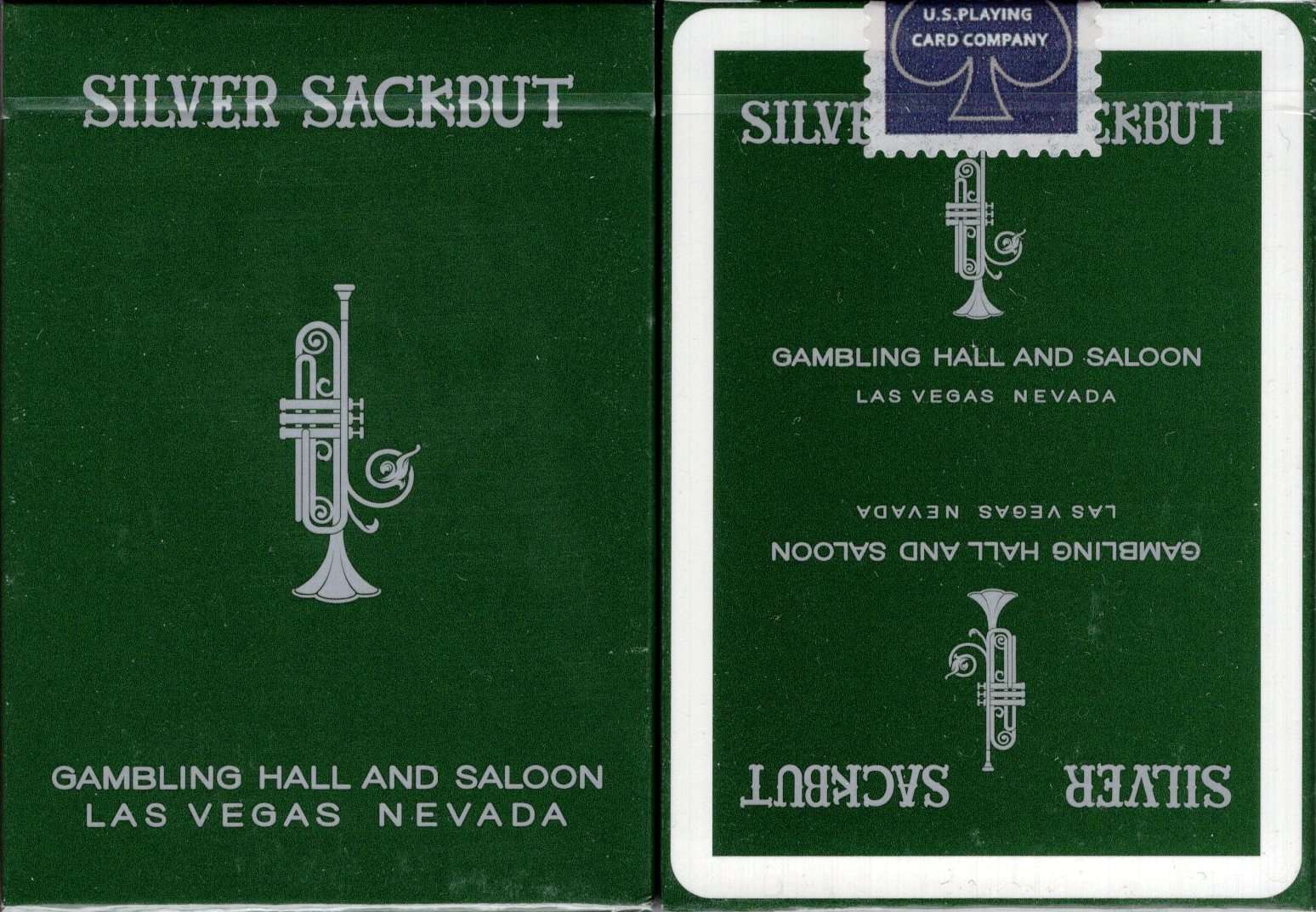 Silver Sackbut v2 Playing Cards USPCC - Image 3