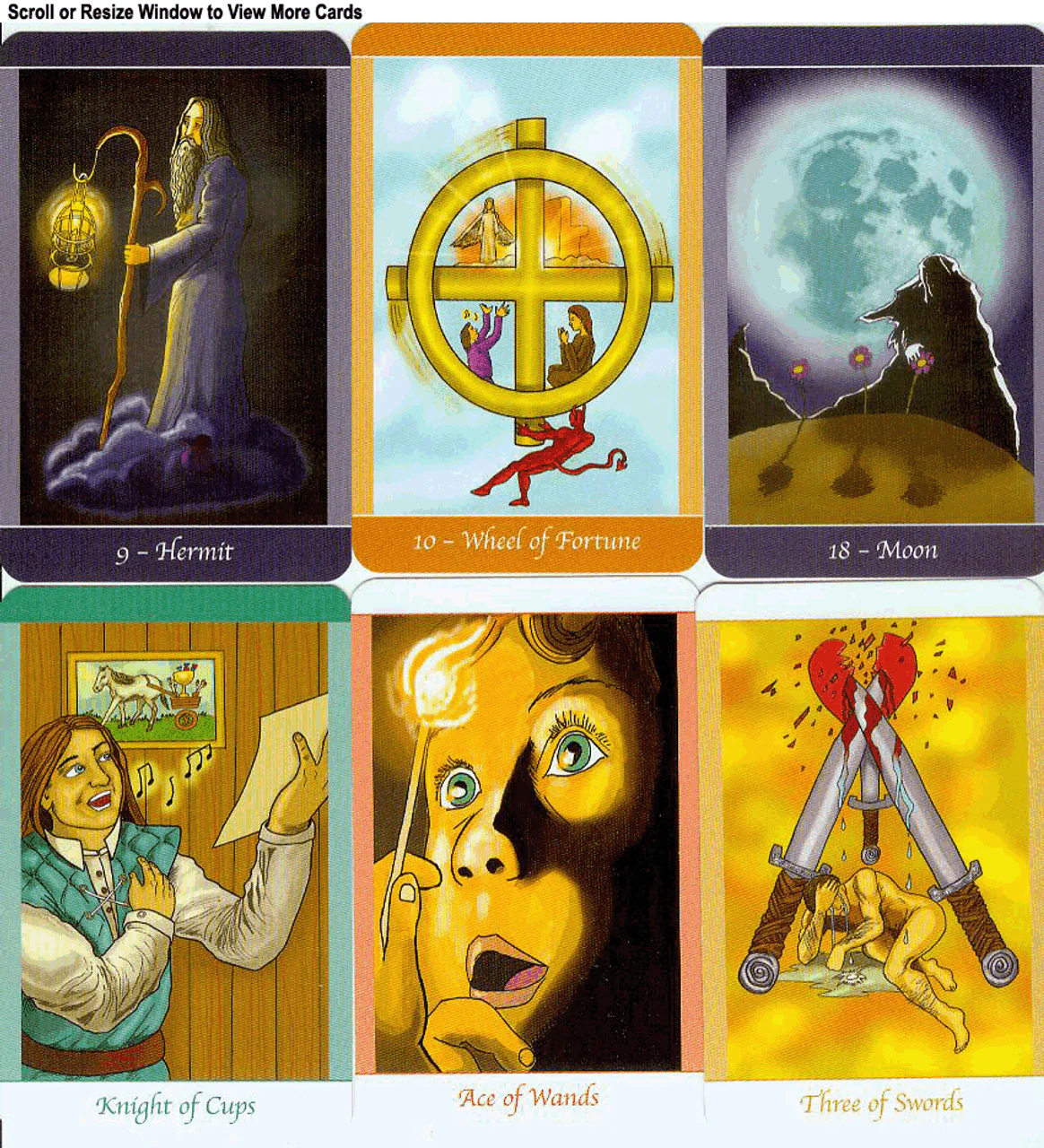 Simply Deep Tarot Deck Red Feather - Image 2