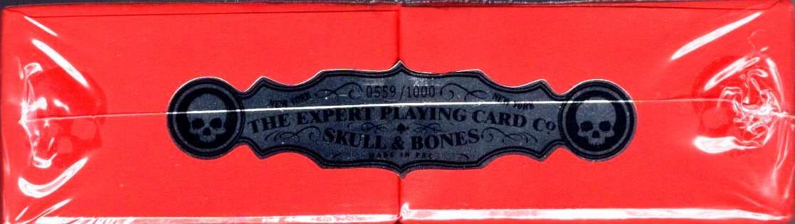 Skull & Bones Special Edition Red Silver Playing Cards EPCC - Image 2