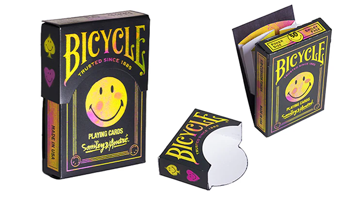 Smiley Bicycle Playing Cards - Image 2