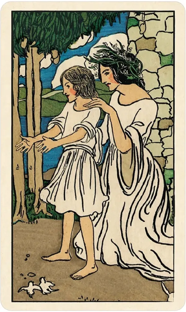 Smith-Waite Borderless Tarot Deck USGS - Image 10
