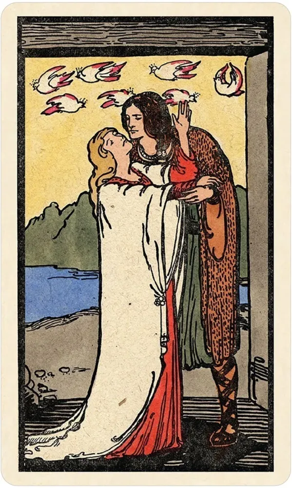 Smith-Waite Borderless Tarot Deck USGS - Image 12