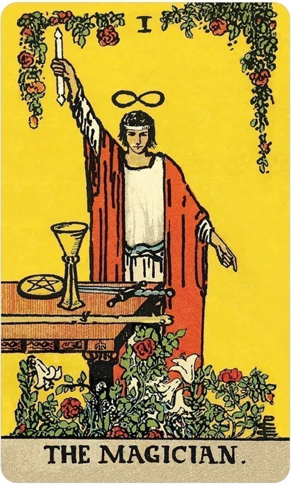 Smith-Waite Borderless Tarot Deck USGS - Image 3