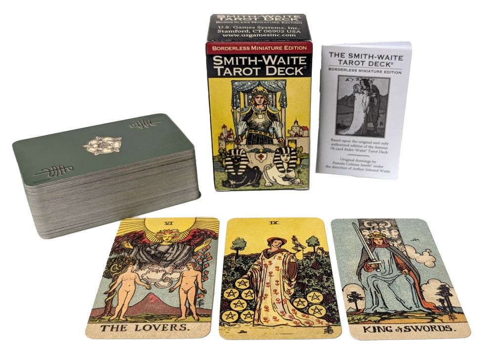 Smith-Waite® Tarot Deck Borderless Miniature Edition - Image 2