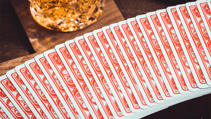 Smoke & Mirrors v8 Red Deluxe Playing Cards USPCC - Image 3