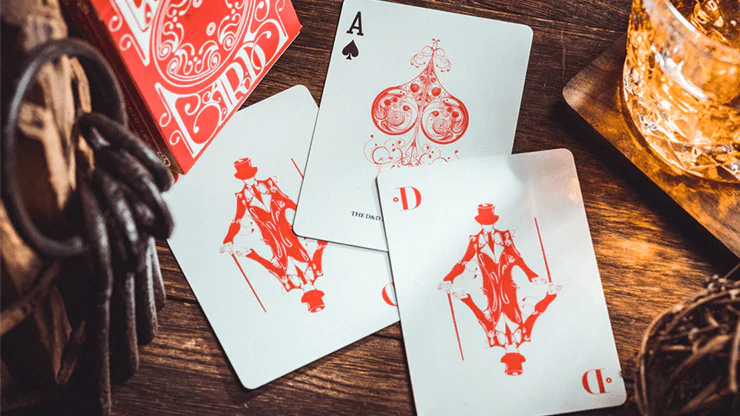 Smoke & Mirrors v8 Red Deluxe Playing Cards USPCC - Image 4