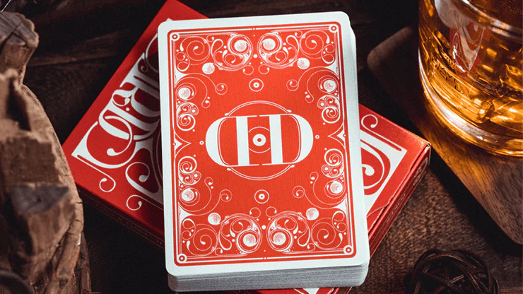 Smoke & Mirrors v8 Red Playing Cards USPCC - Image 3
